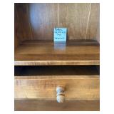 Moosehead 2 Piece Hutch Cabinet - Early American Furniture - 3 Drawers & 2 Doors