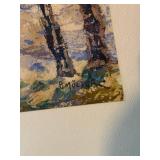 Autumn Forest Landscape Painting - Framed, Signed