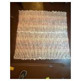 Area Rug - Striped Multicolor with Fringed Edges