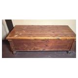 Piedmont Red Cedar Blanket Chest - Cedar Storage Chest with Brass Hardware