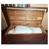 Piedmont Red Cedar Blanket Chest - Cedar Storage Chest with Brass Hardware