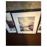 Antique Iberian Peninsula Map - Framed 19th Century Lithograph, Spain & Portugal