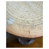 Plum Tree Pottery Stoneware Covered Casserole Pot With Lid