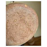 Plum Tree Pottery Stoneware Covered Casserole Pot With Lid