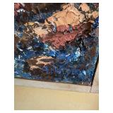 August Molder Abstract Landscape Painting - Thick Impasto on Canvas