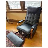 La-Z-Boy Style No. 833 Recliner with Wood Armrests