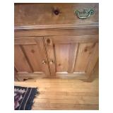 Pennsylvania House Solid Wood Cabinet With Upper Doors, 1 Drawer & Lower Storage