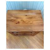 Pennsylvania House Nightstand Wood Cabinet - 2-Drawer, 2-Door Storage