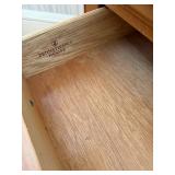 Pennsylvania House Nightstand Wood Cabinet - 2-Drawer, 2-Door Storage