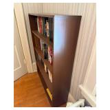 Bookcases -Lot of 2 Brown Wood 4-Shelf - Books Not Included