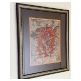 Pair of Framed Phoenix Wall Art Prints (Lot of 2)