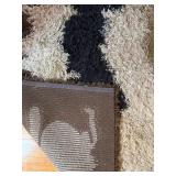 Vintage Shag Area Rug Made in Denmark by EGE Taepper