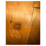 Amish Heritage Furniture Washstand with Towel Bar - Solid Wood, 5-Drawer & 1-Door