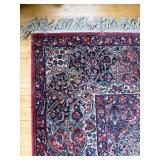 Karastan 10x14 Wool Rug Multicolor Panel Kirman  100% Worsted Wool Pile Design #17