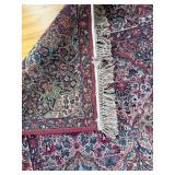 Karastan 10x14 Wool Rug Multicolor Panel Kirman  100% Worsted Wool Pile Design #17