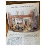 Large Teddy Bear, McLoughlin Bros. The Jolly Jump-Ups Favorite Nursery Stories - 1912 Vintage Children