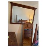 Pair of Mirrors featuring an Amish Heritage Furniture  Wall Mirror - Solid Wood Frame