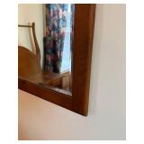 Pair of Mirrors featuring an Amish Heritage Furniture  Wall Mirror - Solid Wood Frame