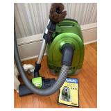 Simplicity Green Canister Vacuum Cleaner with Attachments