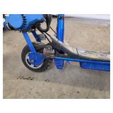 Zipr Gas-Powered Kick Scooter - Blue w Graffiti Deck