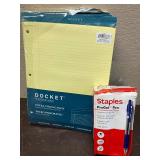 ProGel Blue Pens and Docket Writing Pads
