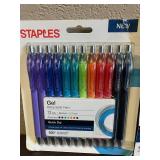Staples Gel Pens and Mechanical Pencils