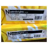 Astrobrights Yellow and Green Cover Stock