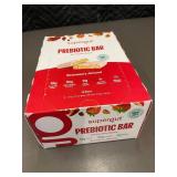 Supergut Prebiotic Bar Strawberry Almond - Gut Healthy Snack, 12 Bars, Net Wt 612 g
