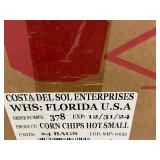 DIANA Corn Chips Picante 24-Bag Snack Pack - Spicy BBQ Flavor Bulk Carton