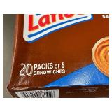 Lance Nekot Peanut Butter Sandwich Cookies 20 Packs, 9/27/2025 Expiry