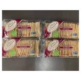 La Panzanella Multigrain Croccantini Crackers - 4 Packs, 6 oz Each (Best by 03/2025)
