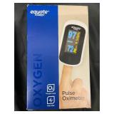 Equate Pulse Oximeter - Portable Oxygen Saturation & Pulse Rate Monitor with Case