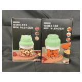 Little Kitchen Ware Wireless Mini Blender - 2 Pack