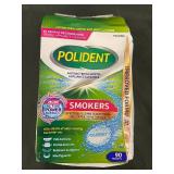 Polident Smokers Antibacterial Dental Appliance Cleanser - 90 Tablets