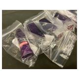 Lipsticks - Purple Tube Assortment in Clear Bags (6-Pack)