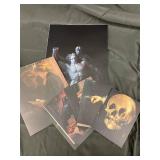 ELEGEND Art Print Set - Classical Sculpture & Skull Imagery Assorted Prints