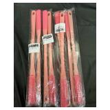 Pink Toe Cleaning Brush 3-Pack (Lot of 4)