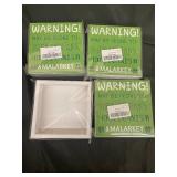 Shenanigans & Malarkey Coasters - Green Warning Box (Lot of 4)