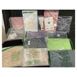 Assorted Bedding Sheet Sets - Colorful Pastel Colors in Clear Plastic Bags