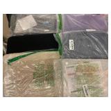 Assorted Bedding Sheet Sets - Colorful Pastel Colors in Clear Plastic Bags