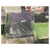 Assorted Bedding Sheet Sets - Colorful Pastel Colors in Clear Plastic Bags