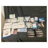 Apple AirTag 4-Pack - LG Tone Headset - HDMI & USB Cables - Electronics Accessory Bundle