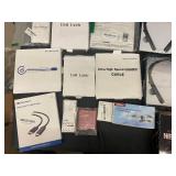 Apple AirTag 4-Pack - LG Tone Headset - HDMI & USB Cables - Electronics Accessory Bundle