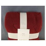 Threshold Red Throw 50" x 60" - Brand New