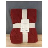 Threshold Red Throw 50" x 60" - Brand New