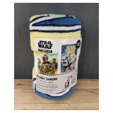 Disney Star Wars Mandalorian Plush Throw 46in x 60in - Brand New