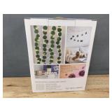 West & Arrow Eucalyptus Curtain Vine Lights - 66 LEDs, 6 Strands, Battery-Operated - Brand New