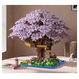Sakura Blossom Tree House Building Block Set, 1097 Pieces - Brand New
