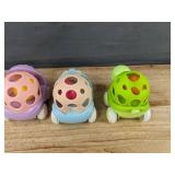 4 BeAndge Toy Car Rattles, BPA-Free - Brand New