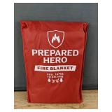 Prepared Hero Fire Blanket 39" x 39" - Brand New